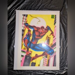 Thony Silas large Marvel sexy Original Art 16.5 x 23.5 in Spiderman
